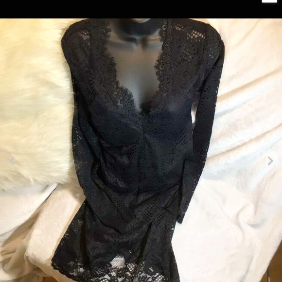 🌺black lace dress - Picture 1 of 9